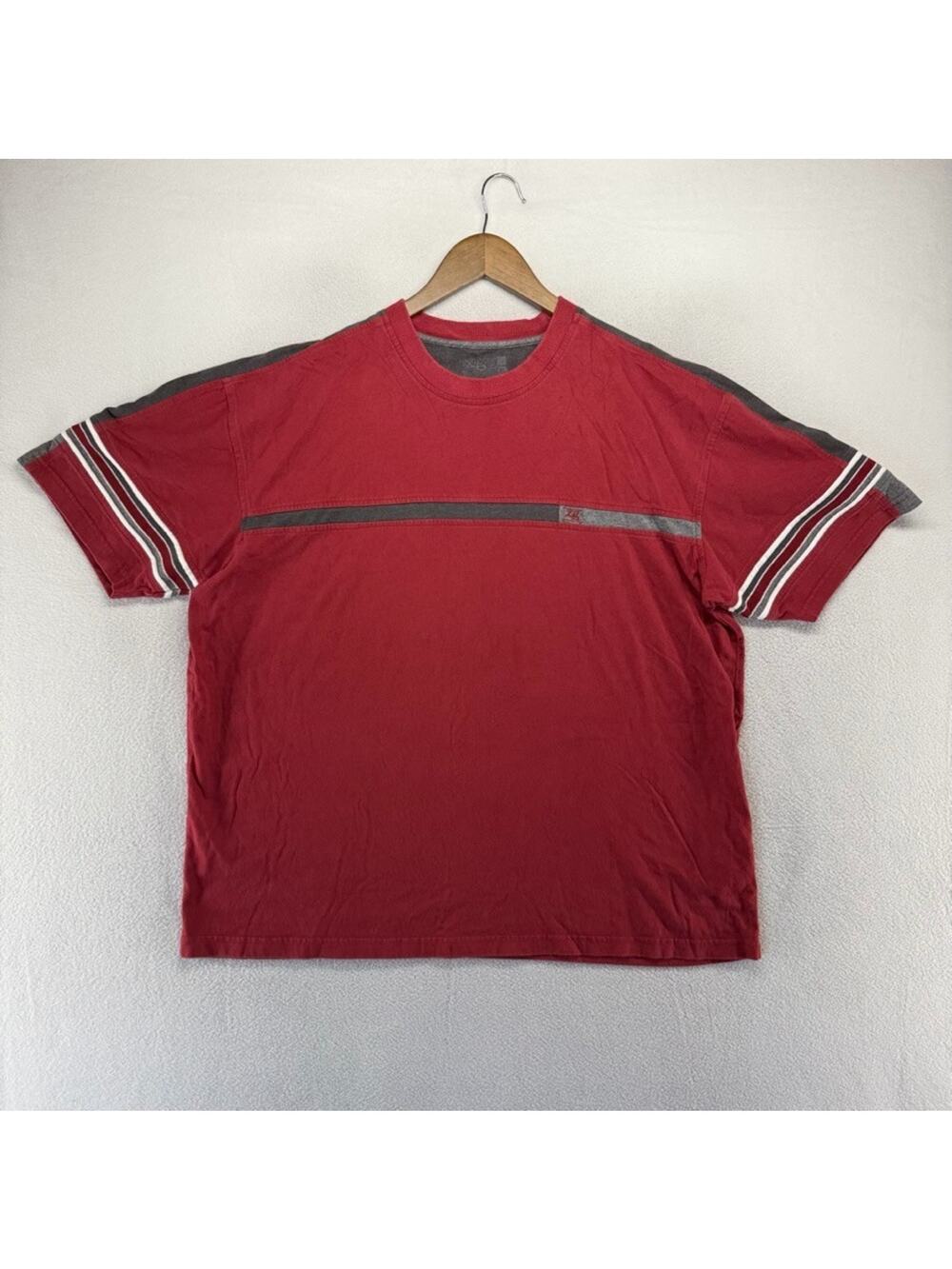Vintage Extreme Gear Shirt men's XL Red Gray Boxy Skater Surf Embroidered y2k